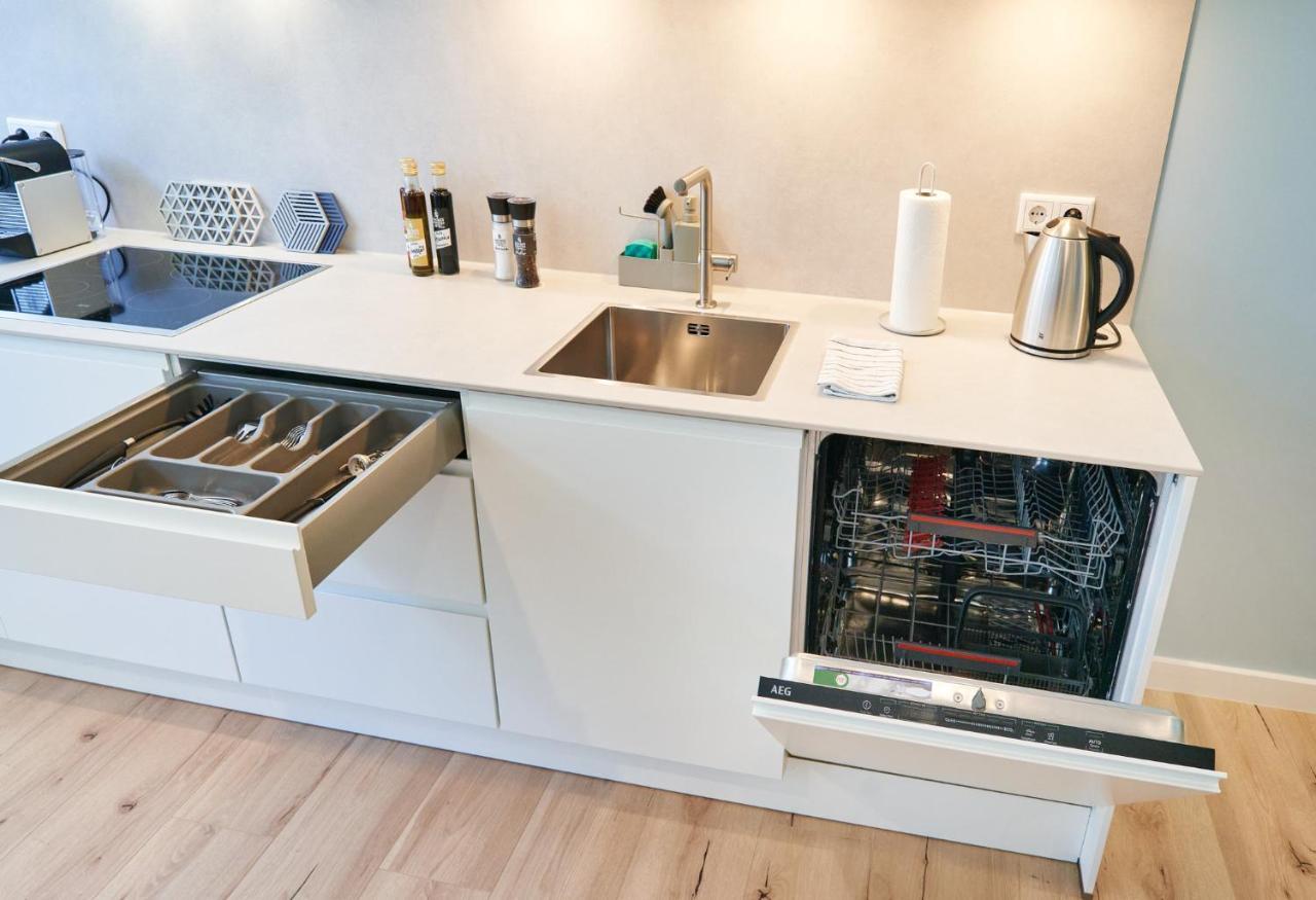 Apartment Design I 3 Personen I Innenstadt I Kueche I Wifi